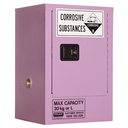 Corrosive Storage Cabinet 30L 1 Door, 1 Shelf