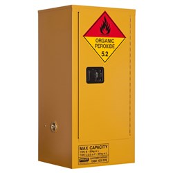 Organic Peroxide Storage Cabinet 60L 1 Door, 2 Shelf