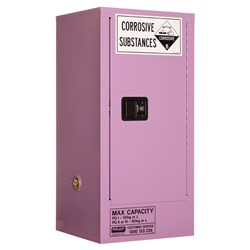 Corrosive Storage Cabinet 60L 1 Door, 2 Shelf