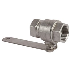 PRATT 25mm S/STEEL BALL VALVE WITH LEVER ARM SUITS ALL ELITE SHOWERS