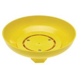 Plastic Shower Head With Impeller. Yellow