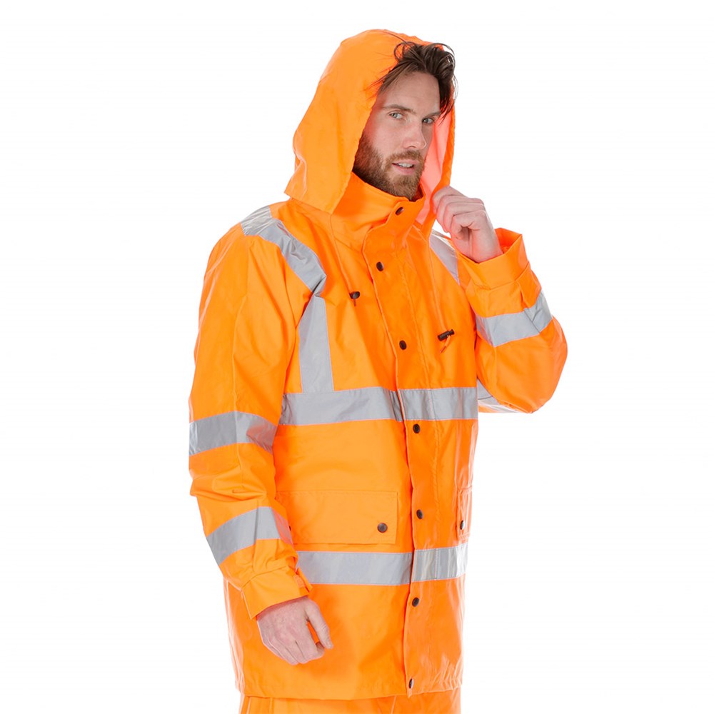 high visibility rain jackets