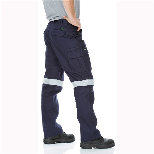 Cotton Drill Regular Weight Multi Pocket Taped Cargo Pants