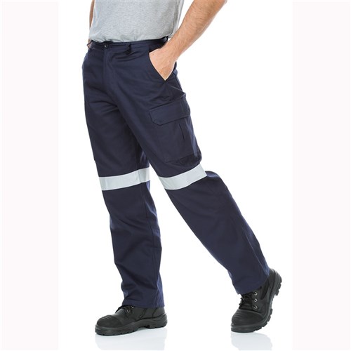 Cotton Drill Regular Weight Taped Cargo Pants