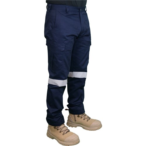 Lightweight Cotton Drill Modern Fit Taped Cargo Pants