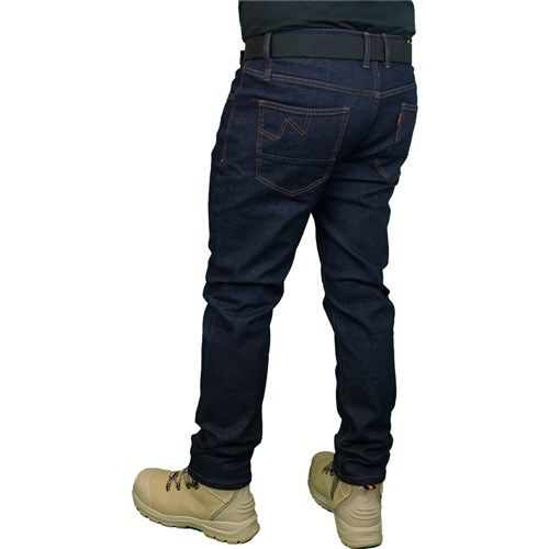 Modern Slim Fit Dark Denim Stretch Jeans