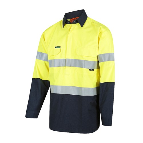 FLAREX PPE1 FR Inherent Closed Front NENS09 155gsm Lightweight Taped Shirt