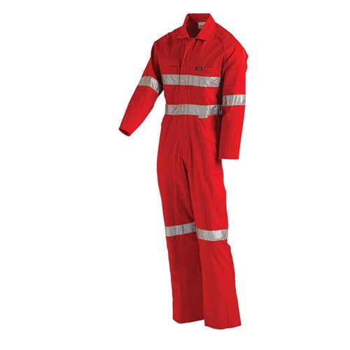 Hi-Vis Mid-weight Taped Coverall with YKK 2 Way Nylon Zip