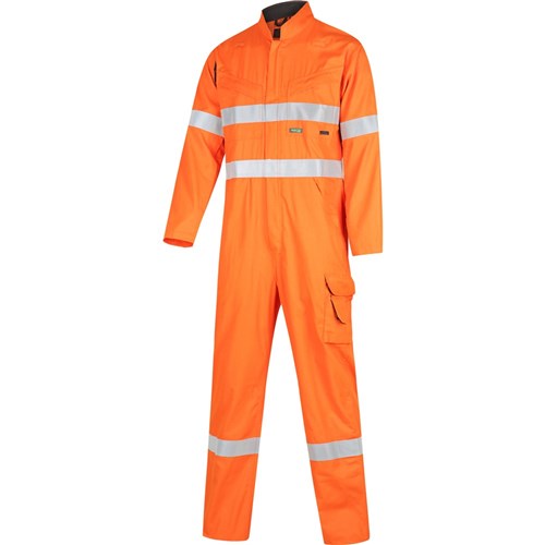 Hi-Vis 2-Tone Tropical Lightweight Taped Coverall with Zip Closure
