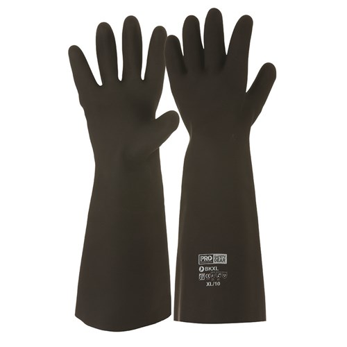 Black Knight 46cm Rubber Gloves