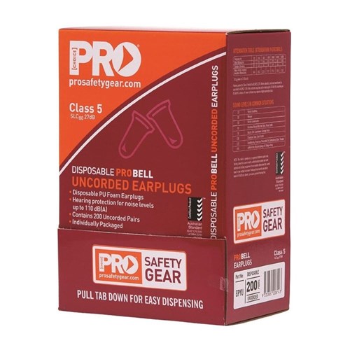 Probell Disposable Uncorded Earplugs Uncorded