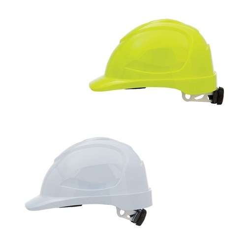 V9 Unvented Polycarbonate Type 2 Hard Hat with Ratchet Harness