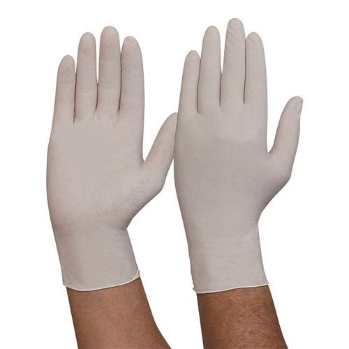 large latex powdered gloves