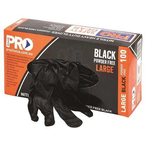 Disposable Nitrile Powder Free, Heavy Duty Gloves