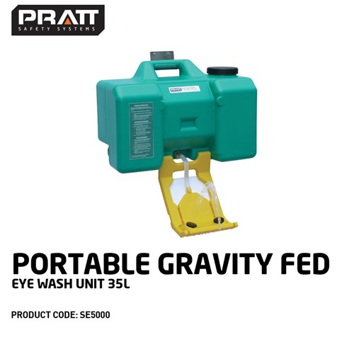 Portable Gravity Fed Eye Wash Unit. 35L