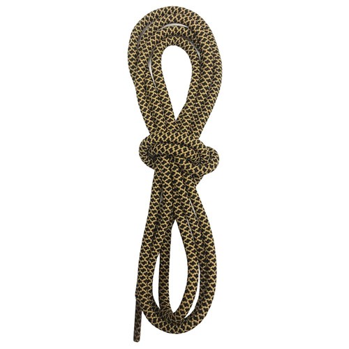 BISON SAFETY BOOT LACES BLACK/GOLD 157CM